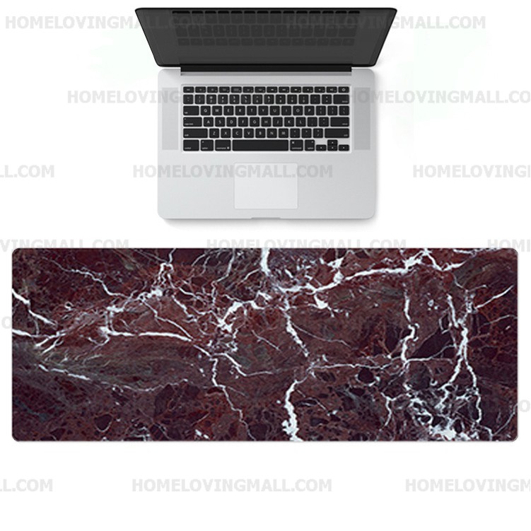 ♛❒  มี 8 สี ✔️ แผ่นรองเมาส์ ลายหินอ่อน ขนาด 90x40 cm Mouse pad ใหญ่พิเศษ