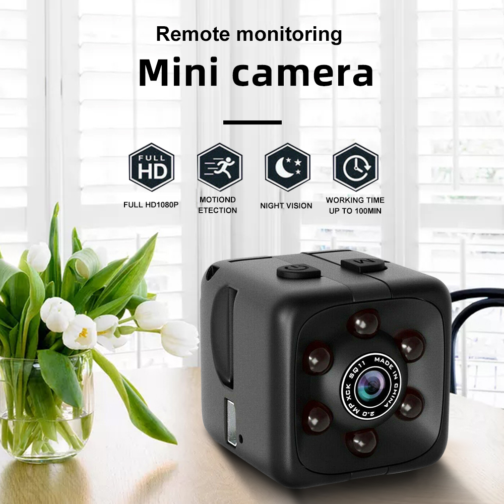 【 ราคาถูกที่สุด 】SQ11 / Y2000 กล้องที่ซ่อนการเฝ้าระวังหน้าแรกการรักษาความปลอดภัย HD 1080P กล้อง Night Vision กีฬา DV Cam SQ11 / Y2000 มินิกล้อง