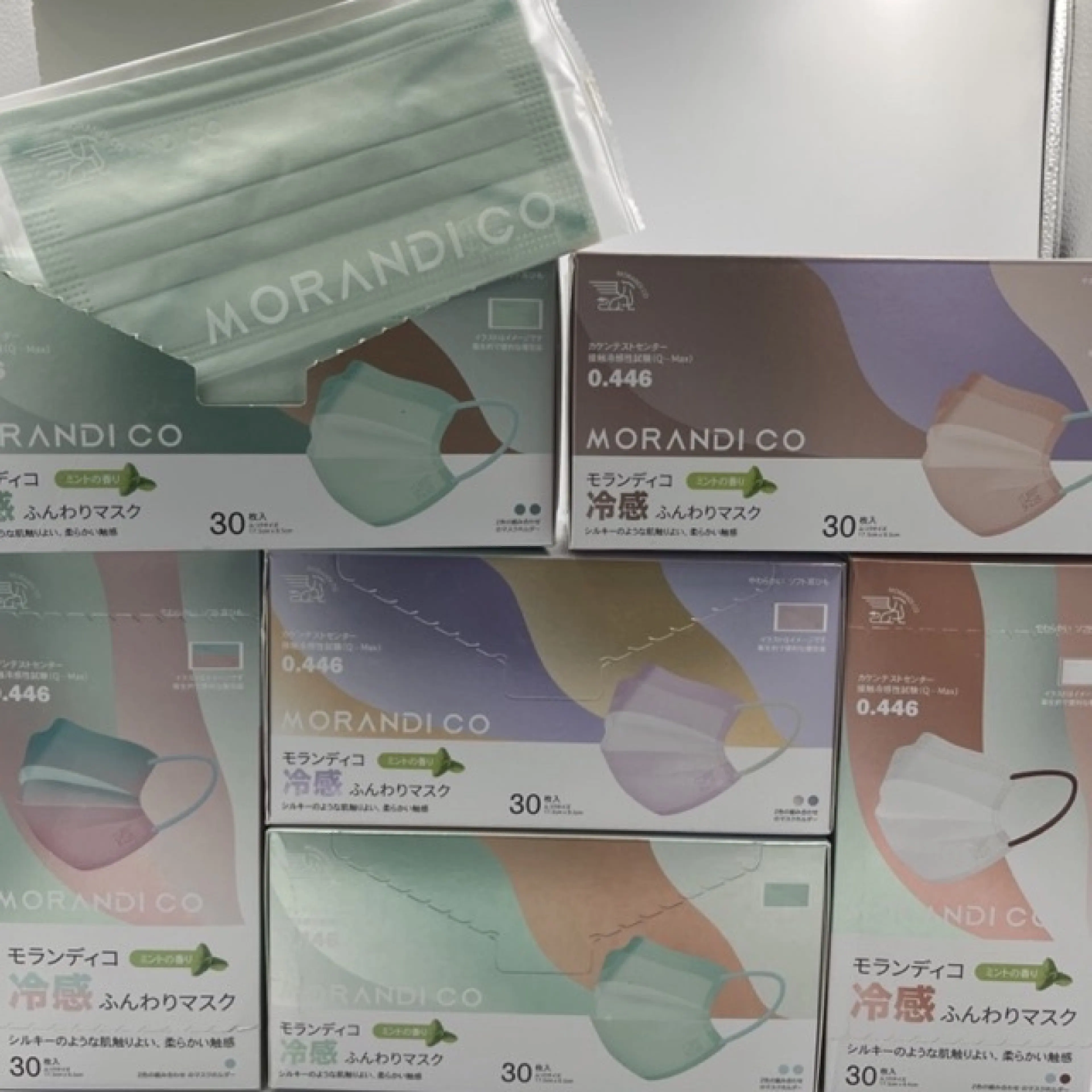 cold mask(พร้อมส่ง)1 กล่อง 30 ชิ้น หน้ากากอนามัย นำเข้าแบร์นMORANDI CO