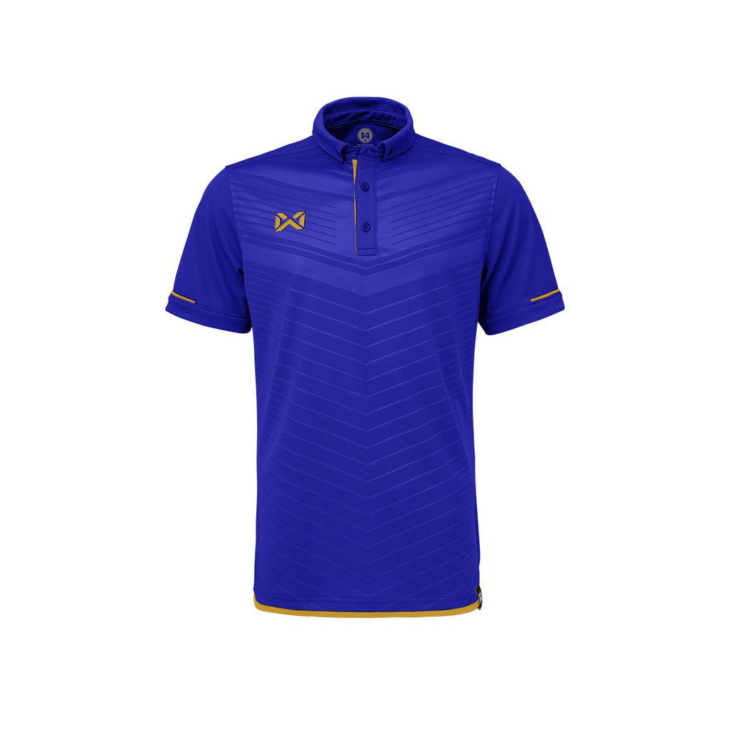 WARRIX เสื้อโปโล La Vida WA-3318-BN (สีน้ำเงิน-ทอง)