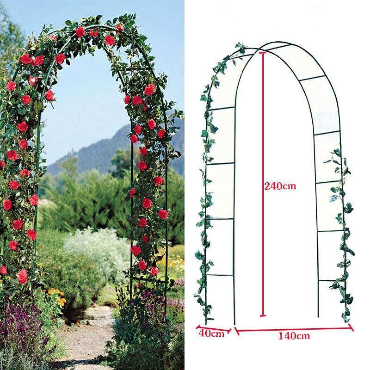 Прямоугольная арка для роз