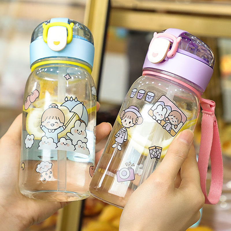 ด่วนลดแหลก!! กระติกน้ำเด็ก POPup น้ำไม่หก! BPA Free ปลอดภัยสำหรับเด็ก