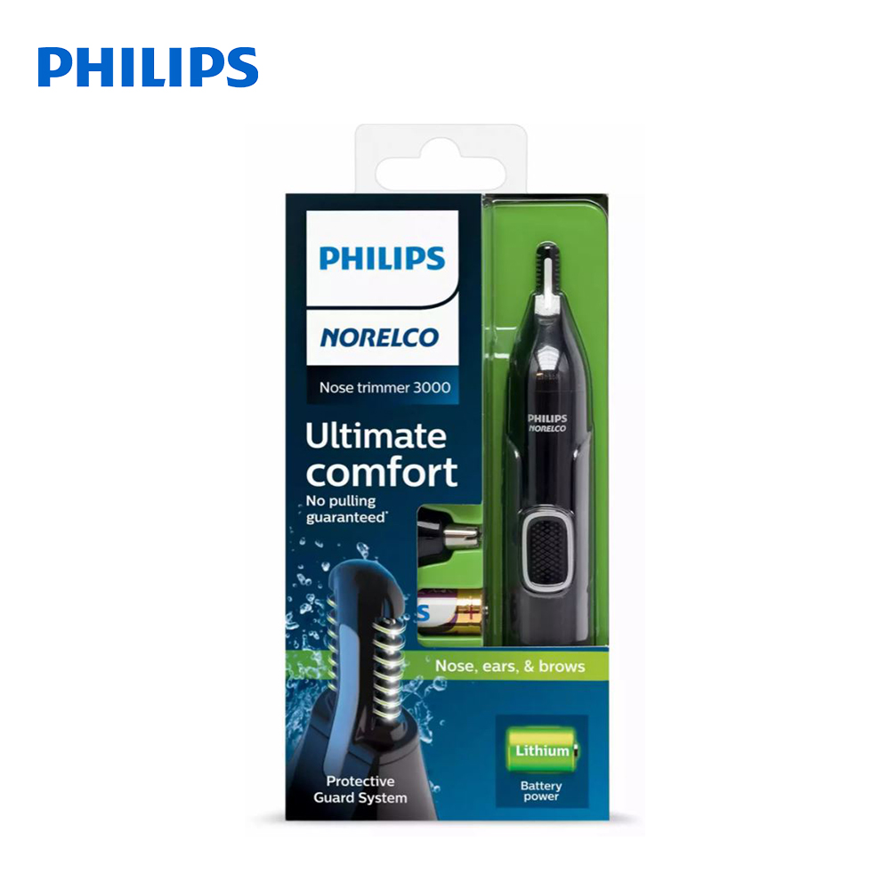 Philips Norelco Nose trimmer 3000 For Nose, Ears and Eyebrows NT3600/42 เครื่องกำจัดขนจมูก,หูและคิ้ว By Mac Modern