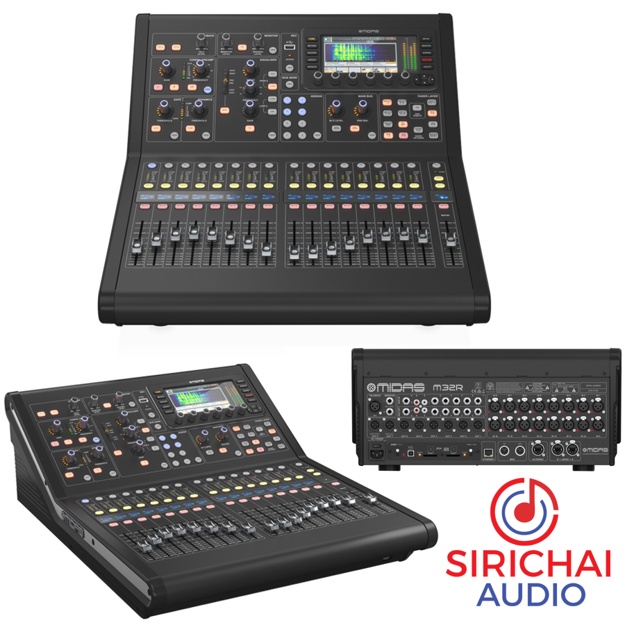 MIDAS M32R LIVE digital mixer ราคา 93,000 บาท*ส่งฟรี
