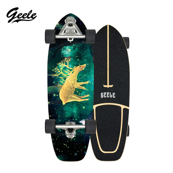 [พร้อมส่ง] Geele CX7 Surfskate - เซิร์ฟสเก็ตจีลี (CX7) แถมฟรีกระเป๋าเก็บบอร์ด (ลายชุด 2)