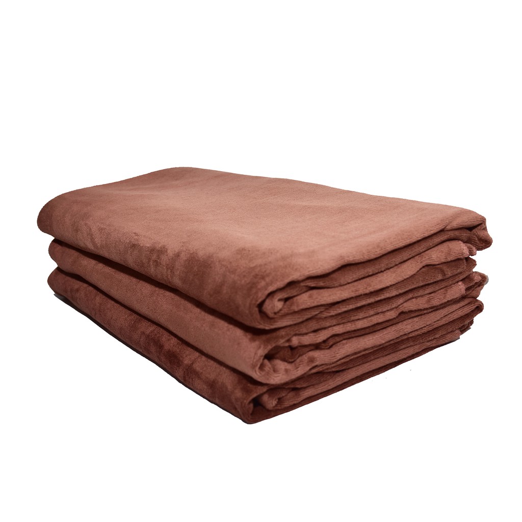 ผ้าเช็ดตัวนาโนผืนใหญ่พิเศษ 100x200 เซ็นติเมตร (1x2 เมตร) น้ำหนัก ผืนละ 650 กรัม จำนวน 1 ผืน
