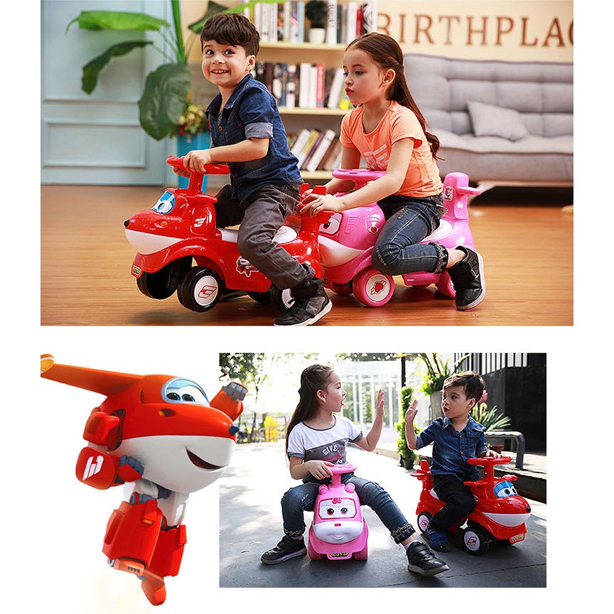 *Sale* รถขาไถ Super Wings ลิขสิทธิ์แท้ (Jett Red/Dizzy Pink)