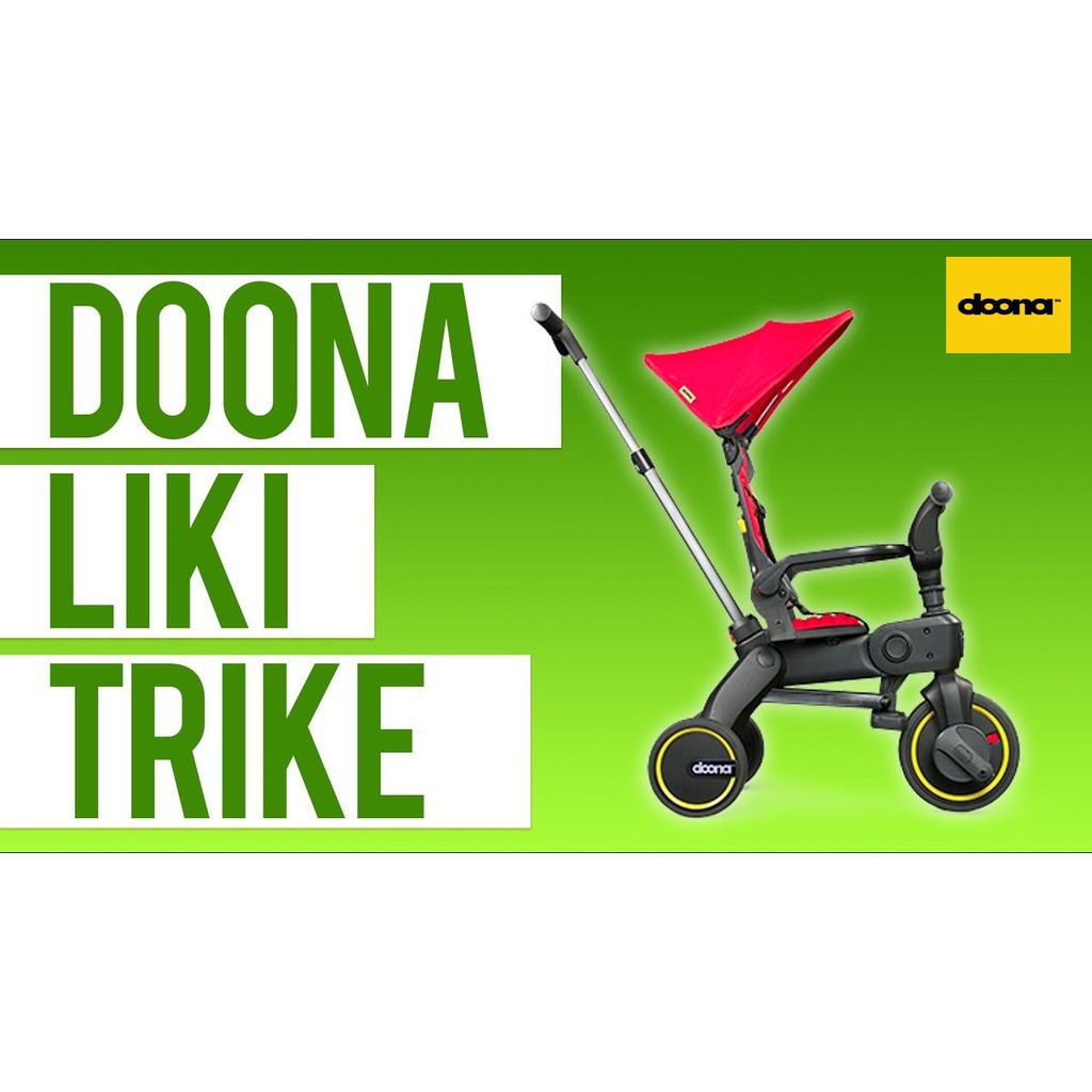 Doona Liki Trike รถเข็นจักรยานสามล้อในคันเดียวกัน พับเล็กที่สุดในโลก
