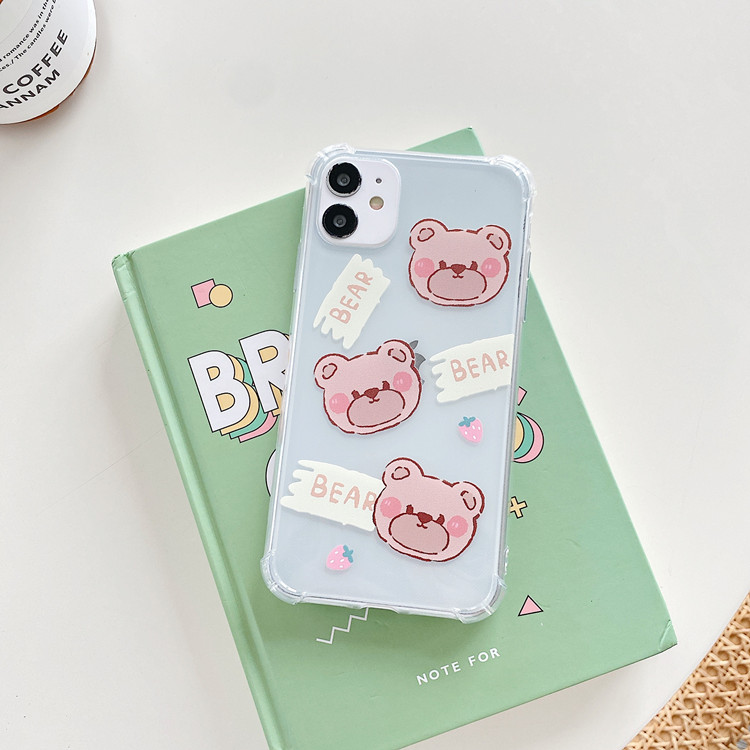 เคสซิลิโคน เคสกันกระเเทก สำหรับโทรศัพท์รุ่น iPhone11/11Pro 11pro Max X XR XS XS MAX 6 7 8 plus #817