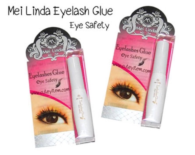 MD9042 Mei Linda Eyelash Glue Eye Safety กาวติดขนตาปลอม กาวติดขนตา เมลินดา สูตรกันน้ำ แห้งเร็ว