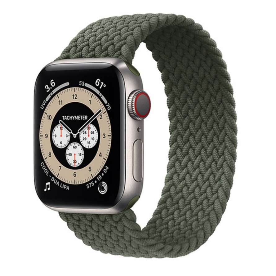 ⌚️มีไซส์ SS-S-M⌚️สาย Apple watch Braided Solo Loop สำหรับรุ่น 2-3-4-5-6-SE