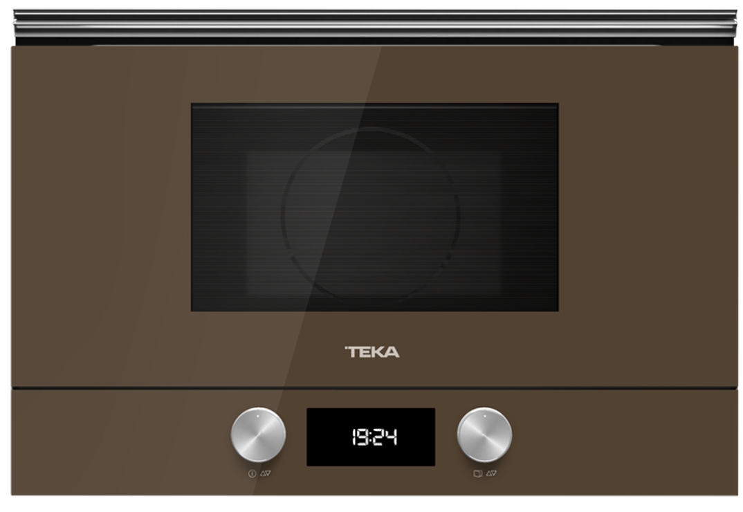 [ผ่อน 0% 10 เดือน] (Teka) ไมโครเวฟ+ย่าง แบบติดตั้งในตู้ พร้อมฐานเซรามิก ขนาดความจุ 22 ลิตร สีน้ำตาลอิฐ รุ่น ML 8220 BIS L ราคา 66,200 บาท*ส่งฟรี