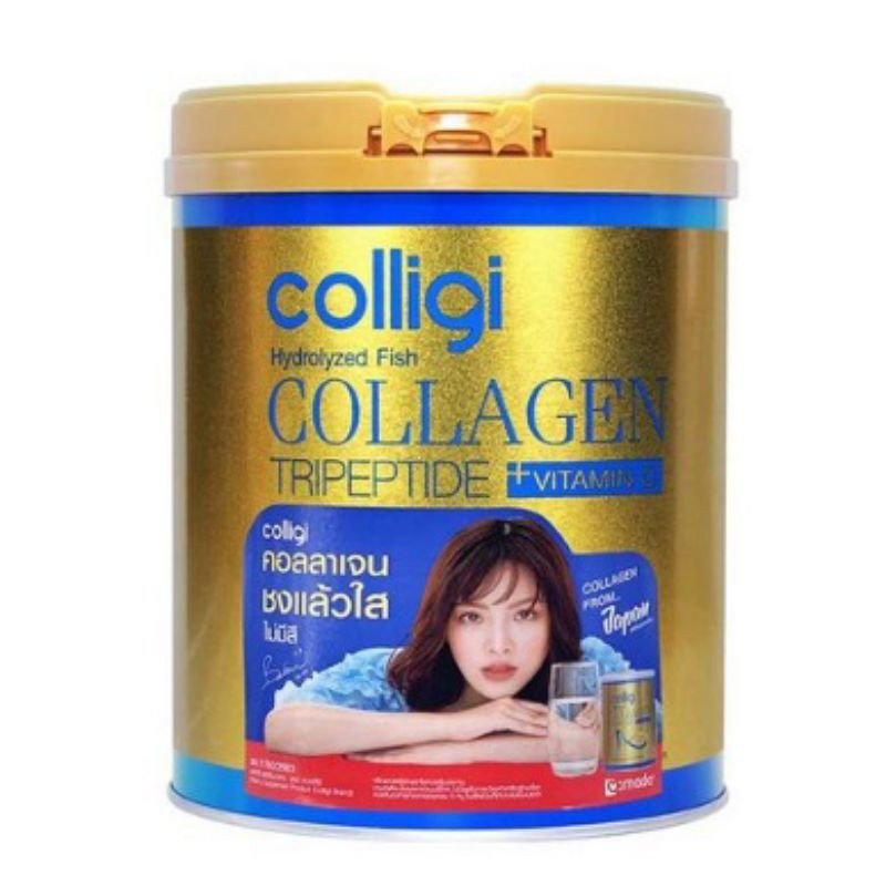 (กระปุกใหญ่) Colligi Collagen Tripeptide คอลลาเจน คอลลิจิ 201 g.