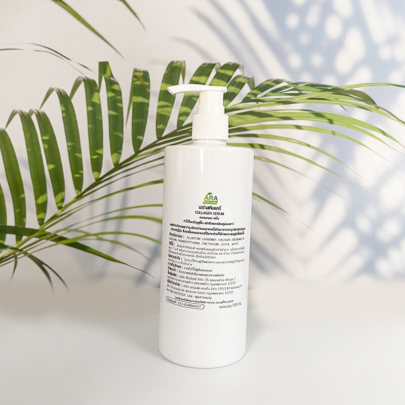 คอลลาเจน โกลด์ เซรั่ม เข้มข้น Collagen Gold Serum 500g. เซรั่มบำรุงผิวสูตรคลีนิค ใช้กับเครื่องผลักวิตามิน เครื่องโมโสหรือโฟโน