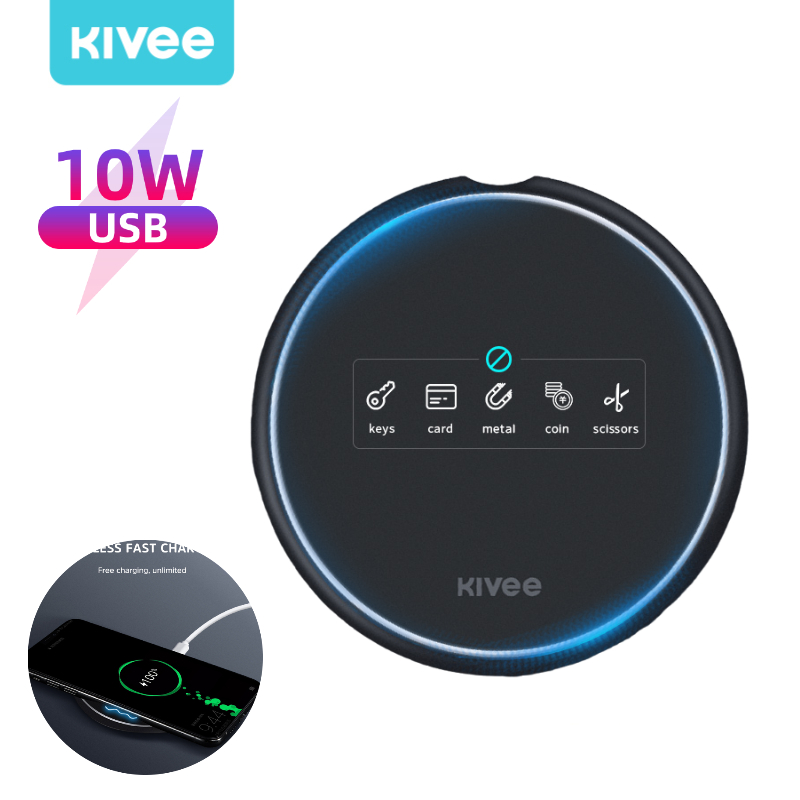 Kivee 15W เเท่นชาร์จไร้สาย ที่ชาร์จไร้สาย Wireless Charger อะแดปเตอร์ชาร์จเร็ว For iphone12/12Pro Max/11/11Pro/XS/Android /Xiaomi/huawei/Vivo/OPPO (KIVEE )