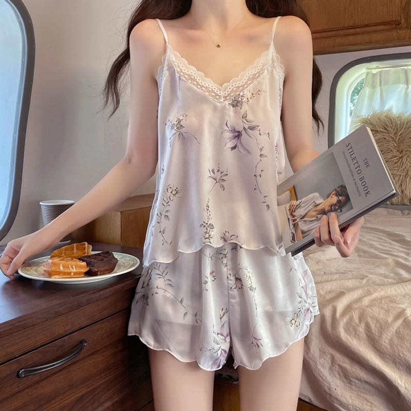 Silk Shorts Top Set Lingerie - Best Price in Singapore - Feb 2024