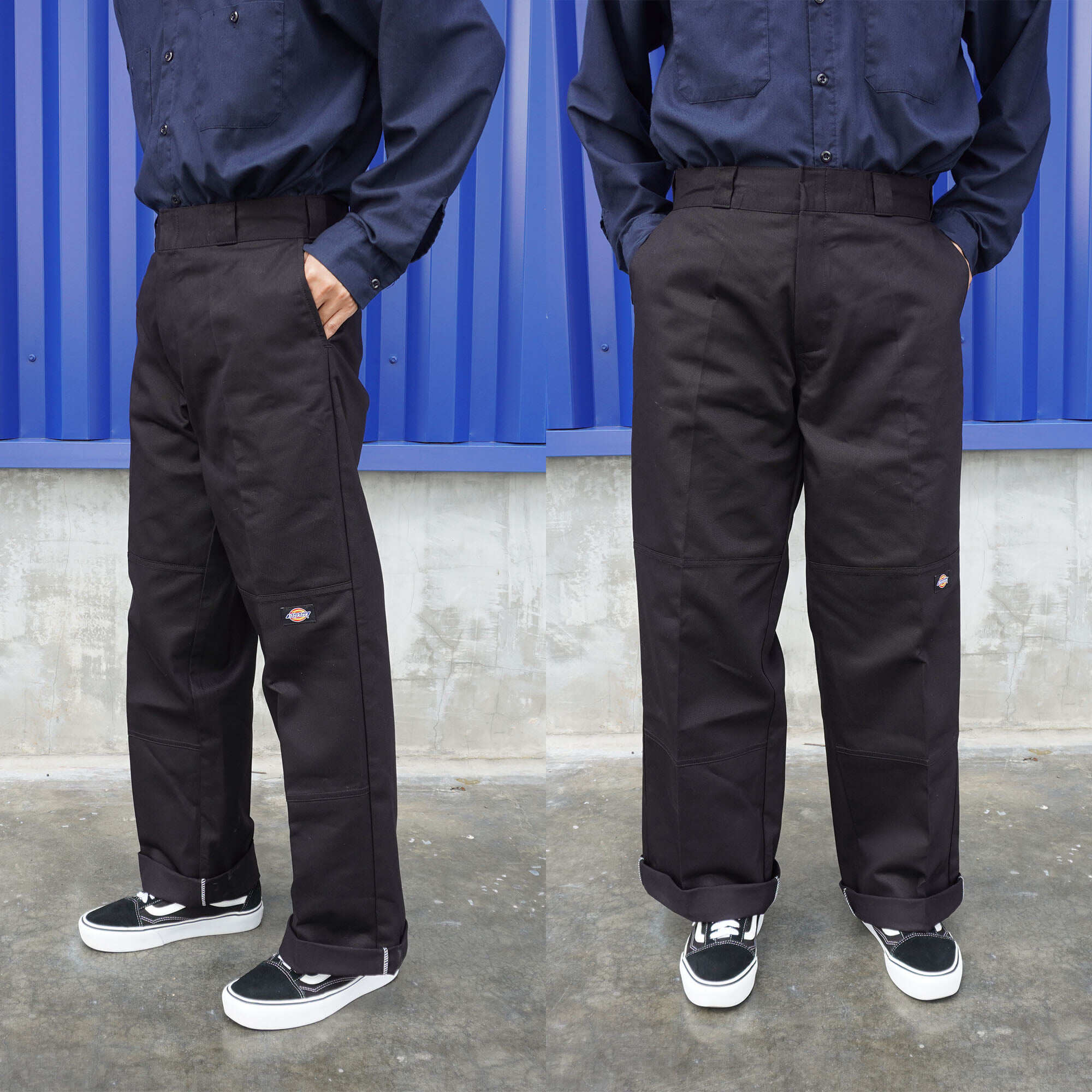 [ส่งฟรี] กางเกงขายาว Dickies ดิกกี้ 812 (85283) ขาต่อ กระบอกใหญ่ 5 กระเป๋า