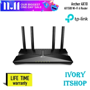 ภาพหน้าปกสินค้าTP-LINK Archer AX10 AX1500 Wi-Fi 6 Router ที่เกี่ยวข้อง