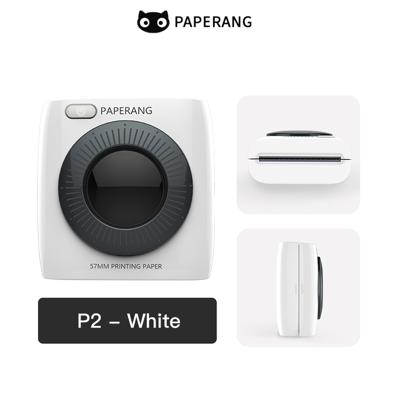 [ซื้อคู่คุ้มกว่า] Paperang P2 เปเปอร์แรง พร้อม กระดาษสีขาวเบสิค Paperang P2 and basic white paper