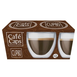 สินค้า CafeCaps C ถ้วยกาแฟดับเบิ้ลวอลล์  (เซ็ต 2 ใบ)