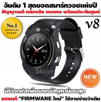 อันดับ 1 สุดยอดนาฬิกาสมาร์ทวอช Hybrid Plus + Smart Watch Clock With Sim TF Card Slot Bluetooth for Android and iOS มาพร้อมประกันศูนย์ไทย（Black)