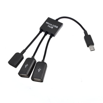 3 in 1 USB OTG Cable Adapter Micro USB Hub USB OTG Adapter forSmartphone - intl 3 in 1 USB OTG Cable Adapter Micro USB Hub USB OTG Adapter forSmartphone - intl