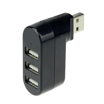 อยากขาย 3-Port Usb 2.0 Hub Mini Rotatable Adapter Splitter 480mbps HighSpeed For Pc Lap Black จัดโปรโมชั่น 3-Port Usb 2.0 Hub Mini Rotatable Adapter Splitter 480mbps HighSpeed For Pc Lap Black