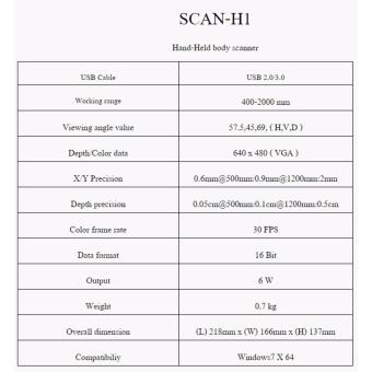 3D Scanner-H1