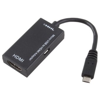 5-ไมโครยูเอสบีเพื่อปัก HDMI MHL อะแดปเตอร์ 1080p