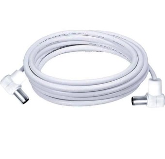 สายอากาศทีวี/ดาวเทียมพร้อมปลั๊ก 75โอห์ม 5เมตร รุ่น RG6-5MW275OHM (White) สายอากาศทีวี/ดาวเทียมพร้อมปลั๊ก 75โอห์ม 5เมตร รุ่น RG6-5MW275OHM (White)