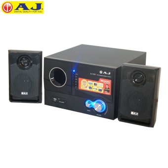 AJ ชุดลำโพง รุ่น W-236U กำลังขับ 1000W 2.1 Channel USB/SD Card (Black)