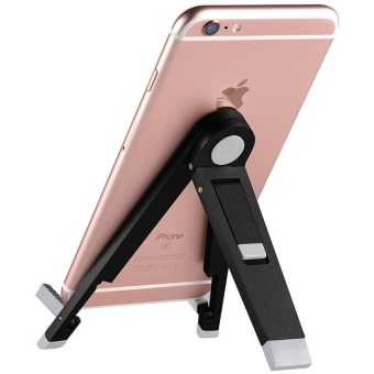 Aluminum Alloy Holder Stand For Tablet PC Adjustable And EasyCarryMobile Phone Stents Tablet Bracket (Color:Black) Aluminum Alloy Holder Stand For Tablet PC Adjustable And EasyCarryMobile Phone Stents Tablet Bracket (Color:Black)