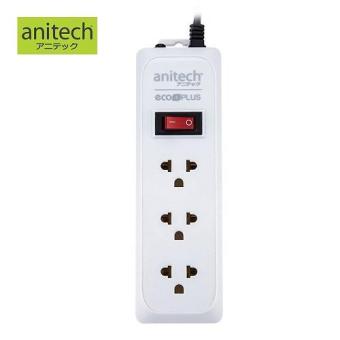 ราคา Anitech ปลั๊กไฟ 3 ช่อง รุ่น H111 1 ตัว