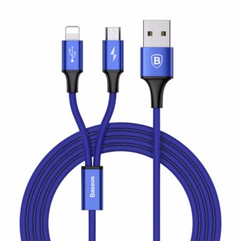 ประกาศขาย Baseus Rapid Series 2-in-1 Cable Micro+Lightning 3A 1.2M For AppleiPhone 7 Plus For OPPO R9S ประกาศขาย Baseus Rapid Series 2-in-1 Cable Micro+Lightning 3A 1.2M For AppleiPhone 7 Plus For OPPO R9S