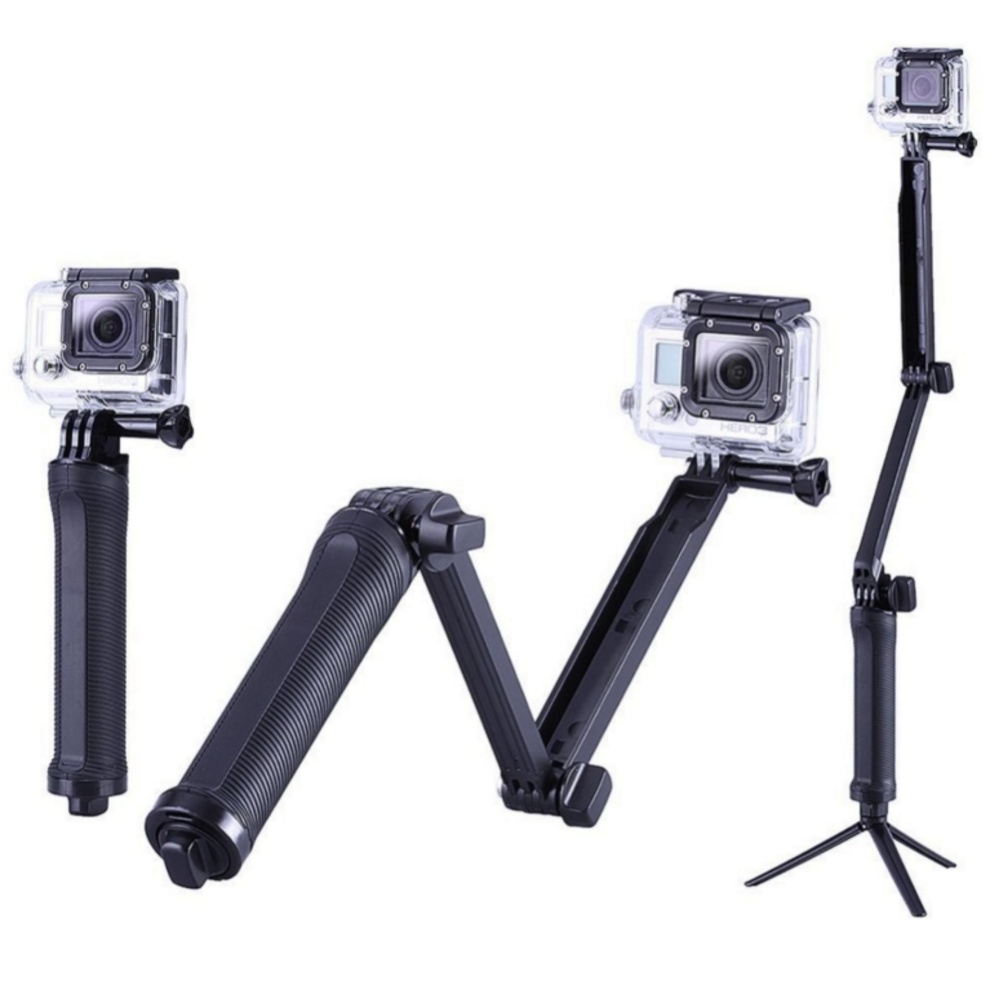 Buybuytech Monood / ไม้เซลฟี่สำหรับกล้อง Action Camทุกรุ่นปรับเปลี่ยนรูปแบบได้ 3 ทาง รุ่น XX-3WAY 3 way (สีดำ) Buybuytech Monood / ไม้เซลฟี่สำหรับกล้อง Action Camทุกรุ่นปรับเปลี่ยนรูปแบบได้ 3 ทาง รุ่น XX-3WAY 3 way (สีดำ)