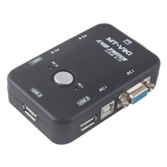 จัดโปรโมชั่น BUYINCOINS 2 Port USB 2.0 KVM Switch Box Hub Adapter for Mouse VGAVideo Keyboard Monitor เปรียบเทียบราคา BUYINCOINS 2 Port USB 2.0 KVM Switch Box Hub Adapter for Mouse VGAVideo Keyboard Monitor