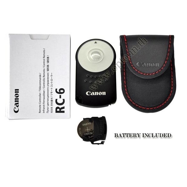Canon RC-6 OEM IR Infrared Remoteรีโมทไร้สายแบบอินฟาเรดสำหรับกล้องแคนนอน Canon RC-6 OEM IR Infrared Remoteรีโมทไร้สายแบบอินฟาเรดสำหรับกล้องแคนนอน
