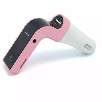 Car Charger FM บลูทูธในรถยนต์ Bluetooth รุ่น CAR G7 color pink 1pcs