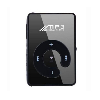 CatWalk 8GB SD TF Card Mini Mirror Clip USB Digital Mp3 MusicPlayer (Black)