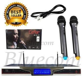 Ceflar ไมโครโฟนไร้สาย Wireless Microphone (Black) CM-201