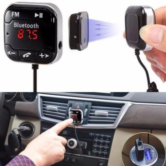 CocolMax Car Kit Wireless Bluetooth FM Transmitter MP3 Player USB SD LCD Remote Handsfree - intl
