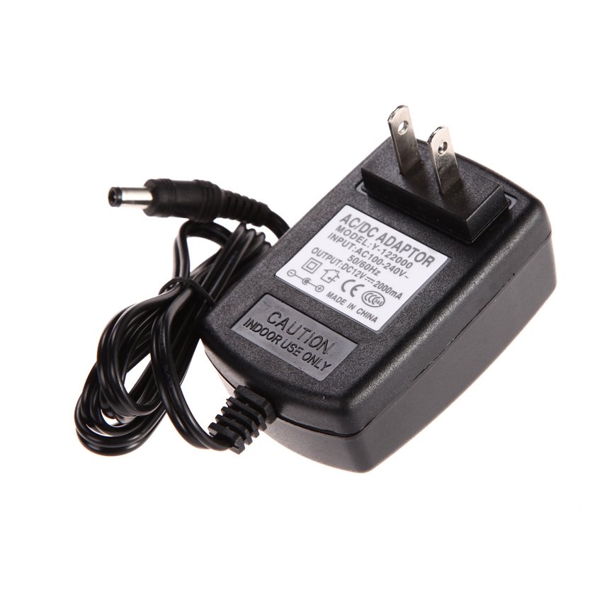 DC อะแดปเตอร์ Adapter 12V 2A 2000mA (DC 5.5 x 2.5MM) DC อะแดปเตอร์ Adapter 12V 2A 2000mA (DC 5.5 x 2.5MM)