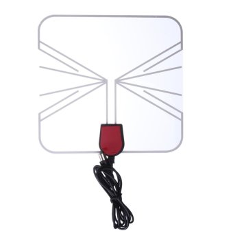 Digital Indoor HD TV Antenna Box Flat Design High Gain 75 OHM - intl Digital Indoor HD TV Antenna Box Flat Design High Gain 75 OHM - intl