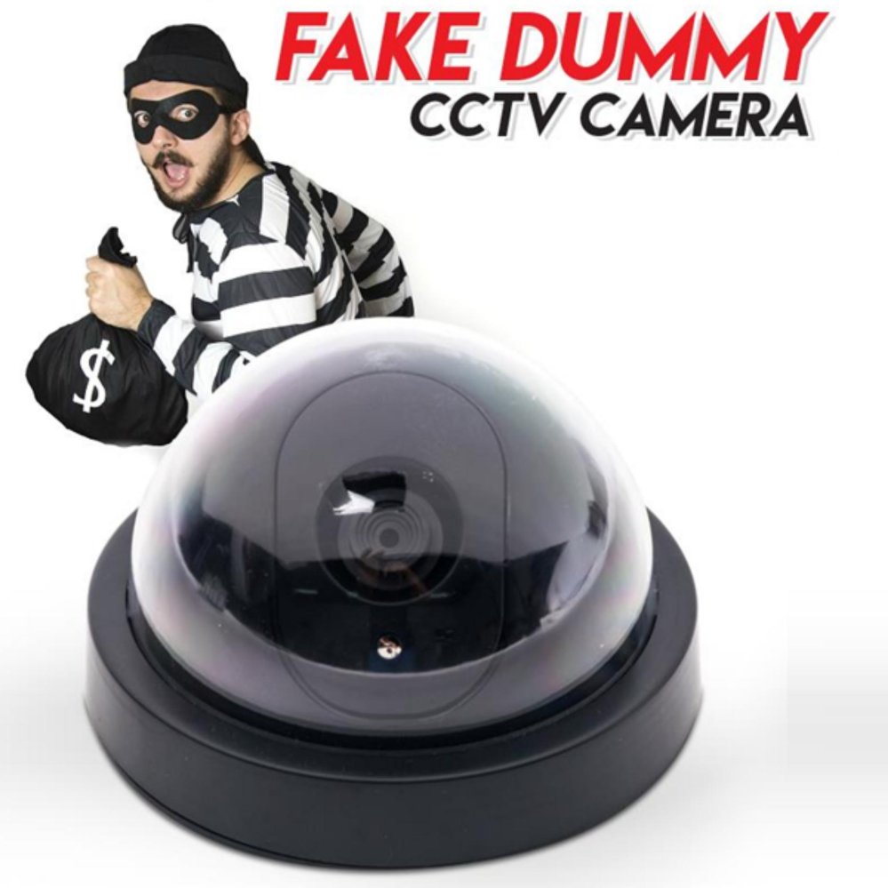 กล้องวงจรปิดหลอกสายตา Dummy CCTV (สีดำ) กล้องวงจรปิดหลอกสายตา Dummy CCTV (สีดำ)