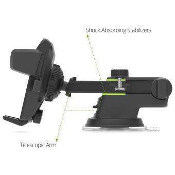 Easy One Touch 3 (V2.0) Car Mount Universal Phone Holder For IPhone7 Plus 6s Plus SE Samsung Galaxy S7 Edge S6 Edge Note 5- RetailPackaging- Black - Intl July 2018 - 2 Easy One Touch 3 (V2.0) Car Mount Universal Phone Holder for iPhone7 Plus 6s Plus SE Samsung Galaxy S7 Edge S6 Edge Note 5- RetailPackaging- Black - intl - 2