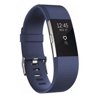 Fitbit Charge 2 สายรัดข้อมือฟิตเนส Blue Small - ประกันศูนย์ไทย 1 ปี