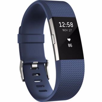 Fitbit Charge 2 Blue สายรัดข้อมือสีน้ำเงิน ไซด์ Small - รับประกันศูนย์ 1 ปี