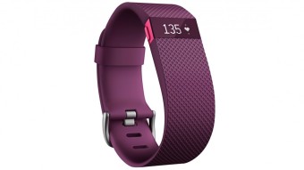 Fitbit สายรัดข้อมือเพื่อสุขภาพ Fitbit charge HR (Large) สีม่วง