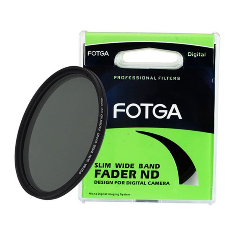 FOTGA 67 mm Fader Variable ND Slim filter Adjustable ND 2 to ND 400Neutral Density FOTGA 67 mm Fader Variable ND Slim filter Adjustable ND 2 to ND 400Neutral Density