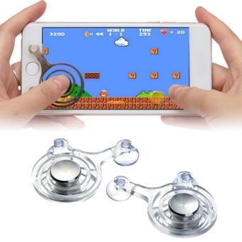 G2G จอยสติ๊กติดหน้าจอ Mobile Joystick สำหรับเล่นเกมส์มือถือ แทบเล็ต สีใส 1 กล่อง จำนวน 2 ชิ้น